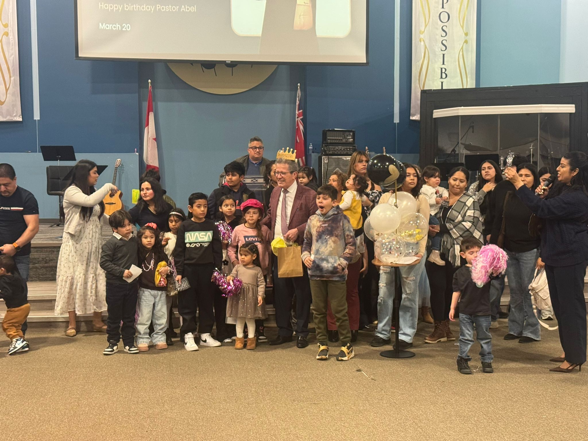 Children and families celebrating at Faithful Remnant Church
